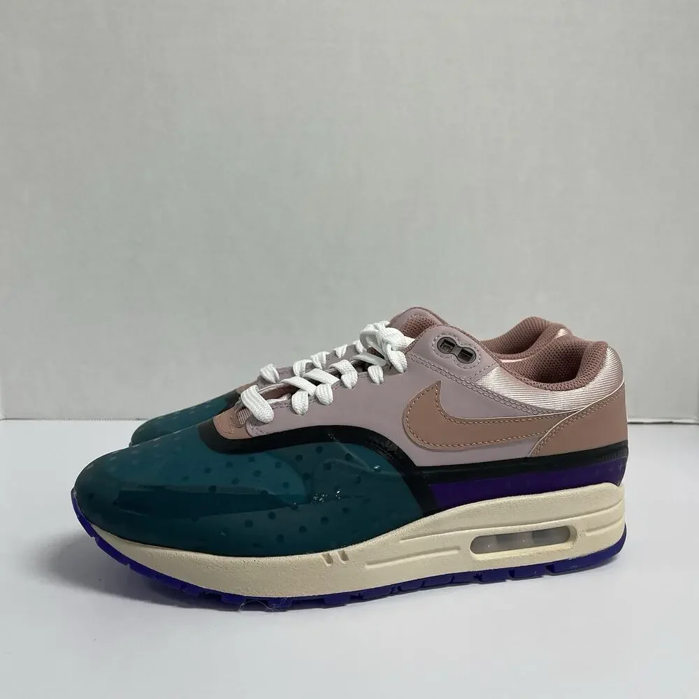 Nike Air Max 1 Premium Mini Symbols DV2301 501 Size 9.5 Women Green Blue Pink